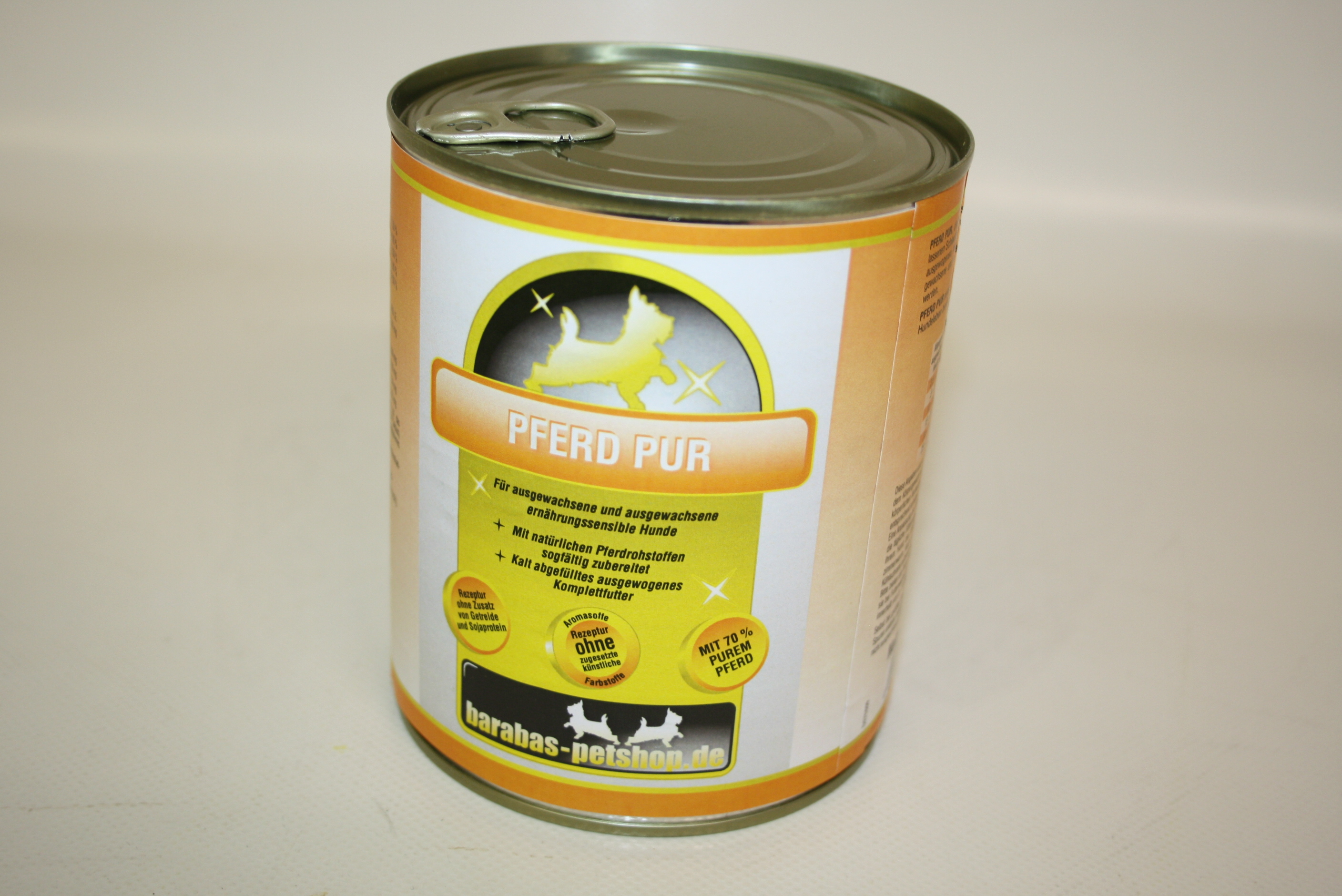 Barabas Dosen Pferd pur 800g