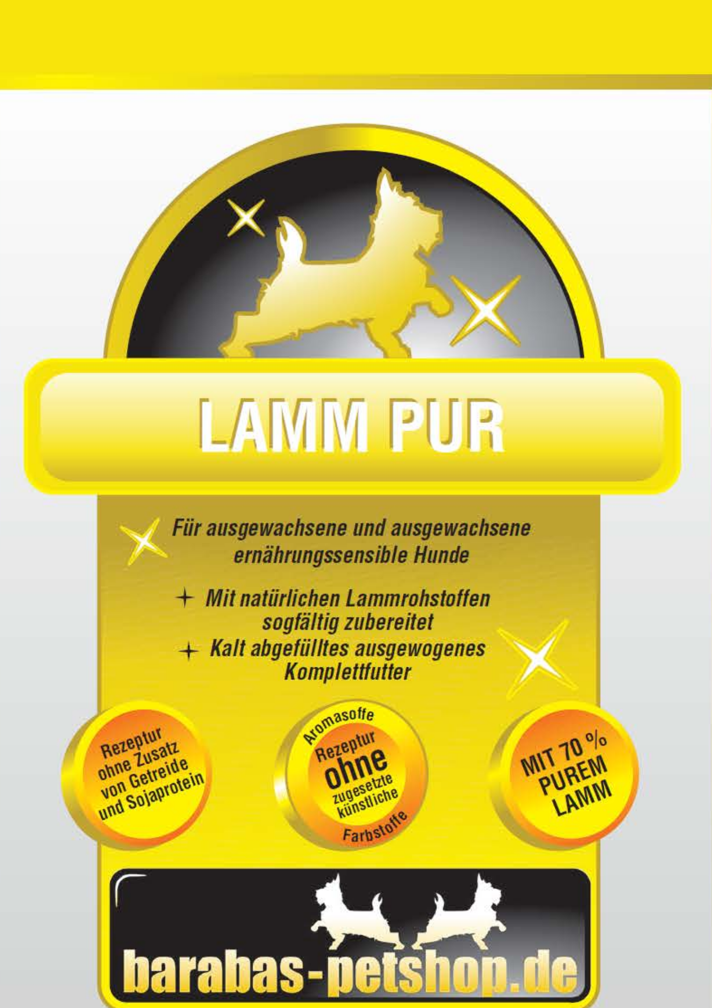 Barabas Dosen Lamm pur 800g