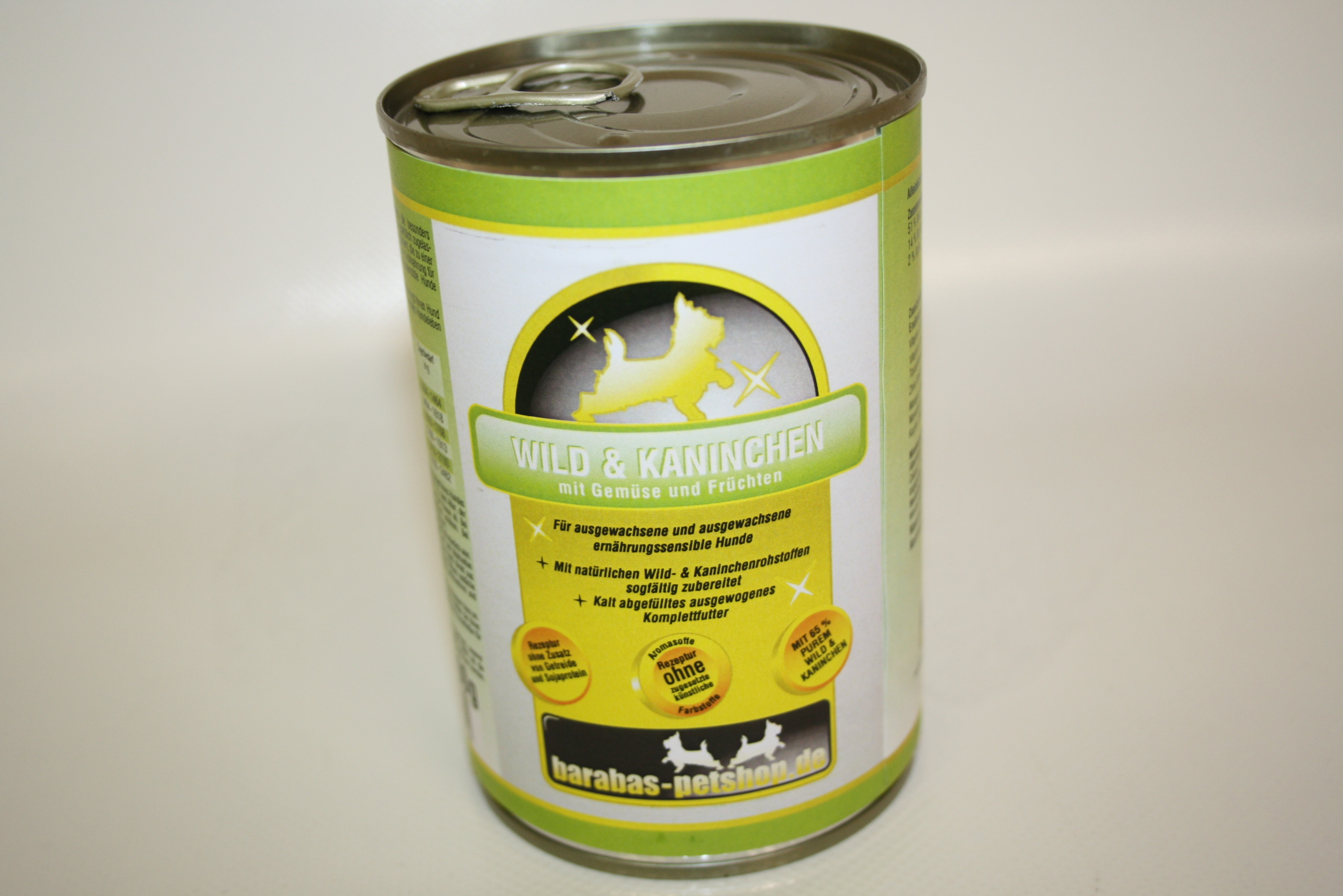 Barabas Dosen Wild & Kaninchen mit Gemüse und Früchten 400g