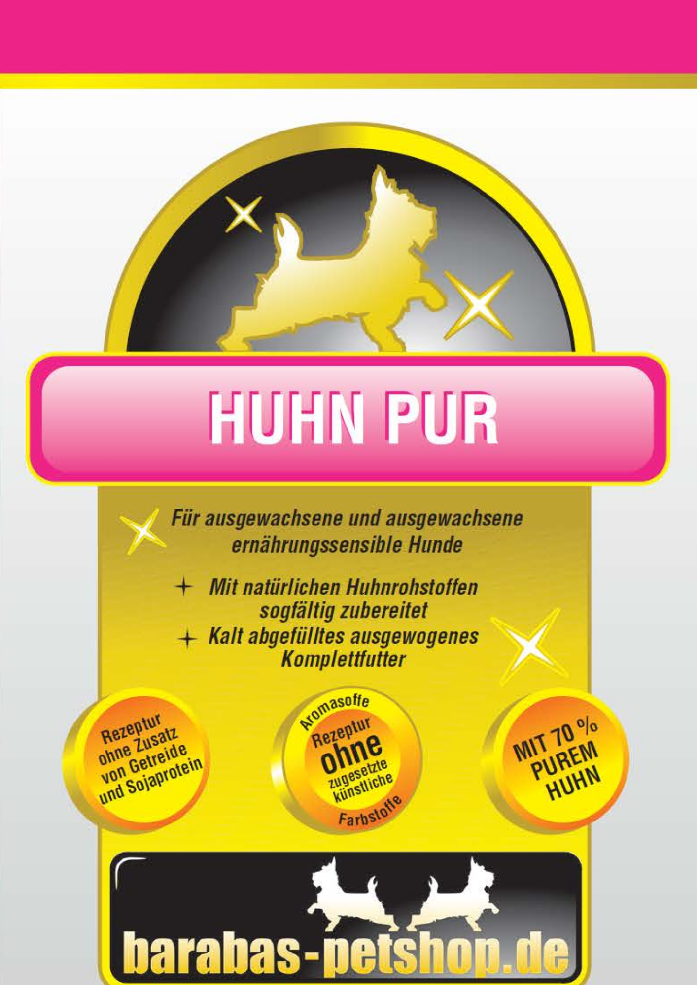 Barabas Dosen Huhn pur 800g