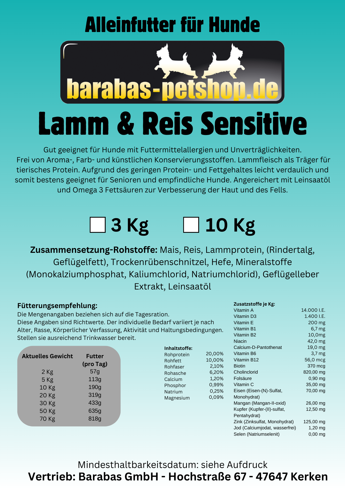 Lamm & Reis Sensitive Lamm & Reis Sensitive