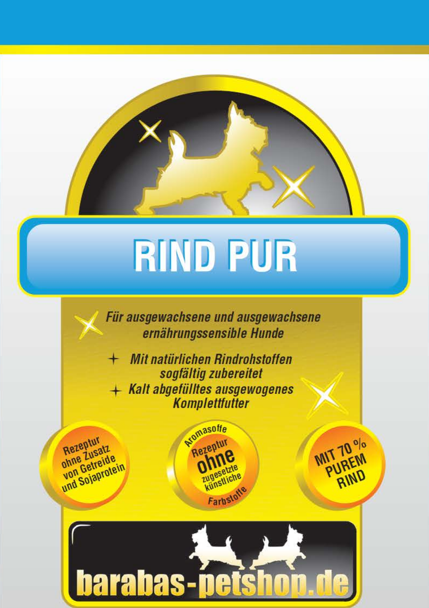 Barabas Dosen Rind pur 800g