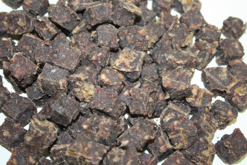 Hirschfleischw-rfel_Hundesnack_Wildfleisch Hirschfleisch-Würfel 250g