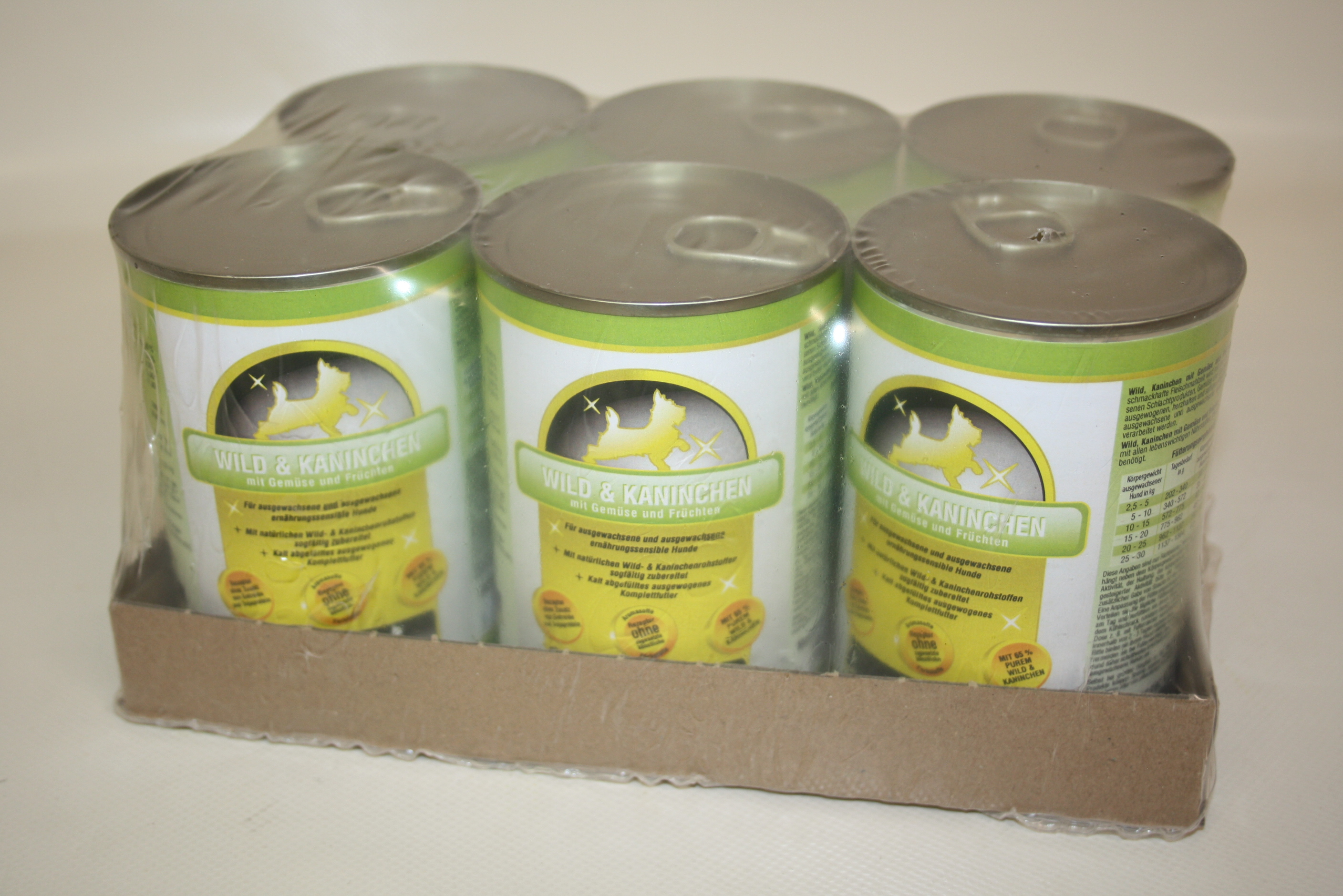 Barabas Dosen Wild & Kaninchen mit Gemüse und Früchten 400g